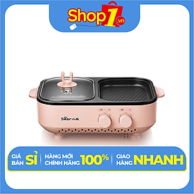 Mua Nồi Điện Đa Năng  Nồi Lẩu Nướng BEAR DKL-C12D1 2 Trong 1  Dung Tích 1.2L  Công Suất 1200W - Hàng Chính Hãng