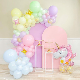 Bộ bong bóng trang trí sinh nhật chủ đề Unicorn theme balloon upkp17