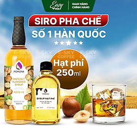 Siro Coffee POMONA Nguyên Liệu Pha Chế Hàn Quốc Chai Thủy Tinh 1 lít