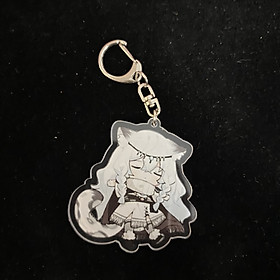 Móc khóa Arknights loại cầu bông anime (Mica trong acrylic)