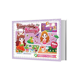 Công chúa Cherry Sách bóc dán sticker cho bé gái