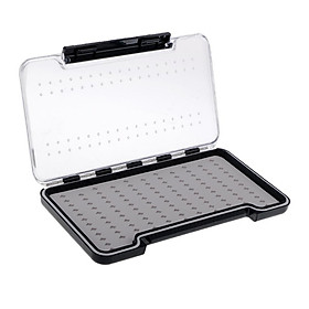 Fly Fishing Box Box Slit Silicone Component Slim Box Clear Lid