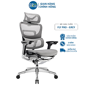 Mua Ghế Công Thái Học Ergonomic Fly Pro Xám - Thiết kế 2 lưng