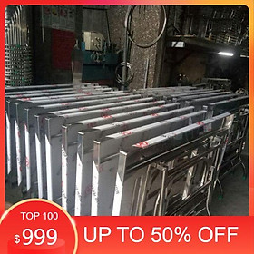 Bàn vuông 60x1m cao 75 100% inox bảo hành 36 tháng