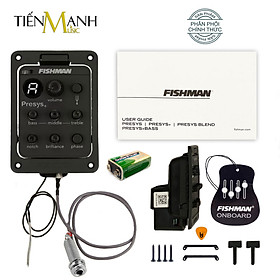 [Chính Hãng] EQ Fishman PRO 201 cho Đàn Guitar PSY-FAA-QAA (PRO-PSY-201) Presys Plus - Thiết bị Thu âm Equalizer Finger Style - Kèm Móng Gẩy DreamMaker