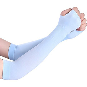 Găng Tay Chống Nắng Xỏ Ngón - Màu ngẫu nhiên