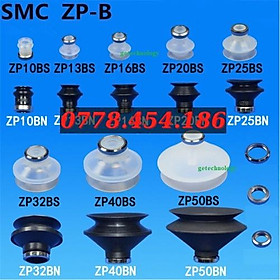 Mua NÚM HÚT  GIÁC HÚT CHÂN KHÔNG ZP06BS ZP08BS ZP10BS ZP13BS ZP16BS ZP20BS ZP25BS màu trắng