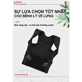 Đai Định Hình Nam Nữ Hỗ Trợ Cải Thiện Vùng Lưng Sportslink - Đen