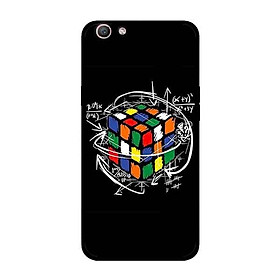 Ốp Lưng in cho Oppo F3 Lite mẫu Rubik Toán Học - Hàng Chính Hãng