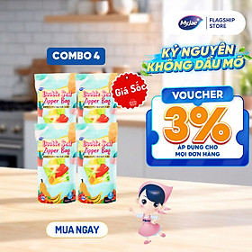 Mua Combo 4 Túi Zip Đựng Thực Phẩm MyJae size S (20 cái)