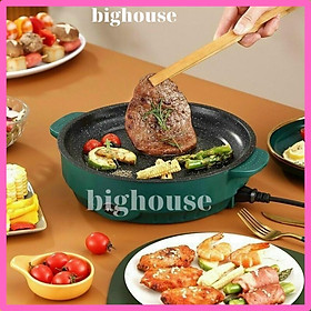 Mua Chảo nướng điện chống dính mini đa năng 26cm  Chảo nướng thịt Hàn Quốc sang trọng nhanh chín thức ăn