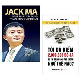 Combo Jack Ma - Nghệ Thuật Xây Dựng Và Lãnh Đạo Tập Đoàn +  Tôi Đã Kiếm Được 2.000.000 Đô-La Từ Thị Trường Chứng Khoán Như Thế Nào? (Bộ Sách Kinh Tế Về Thuật Lãnh Đạo và Làm Giàu Từ Chứng Khoán) - Tặng Kèm Bookmark Happy Life