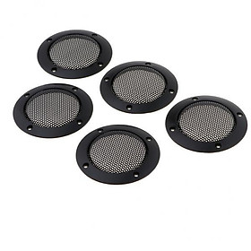 2x5 Pieces 2 Inch Speaker Decorative Round Subwoofer Mesh Grill Cover Guard