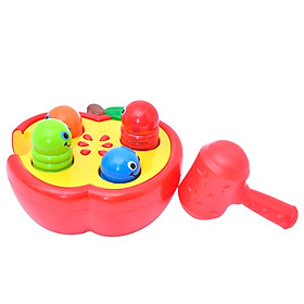Đồ Chơi Đập Sâu Cho Bé Nhựa Nhiều Màu Sắc Cho Bé