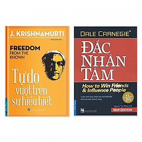Nơi bán Combo 2 cuốn: Đắc Nhân Tâm,  Tự Do Vượt Trên Sự Hiểu Biết - Giá Từ -1đ