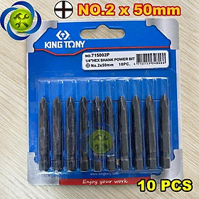 Mua Mũi vít bake PH2 Kingtony 715002P 50mm (10 cây/vỉ )