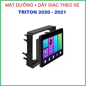 MẶT DƯỠNG  TRI-TON đời 2020-2021 có dây giắc theo xe,khung dưỡng theo xe TRI.TON lắp màn 9in.