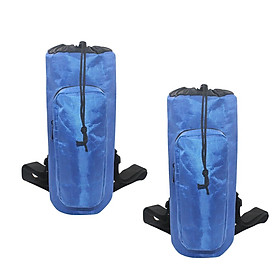 2x Oxygen Cylinder Backpack Carrier D Tank Travel Bag Waterproof