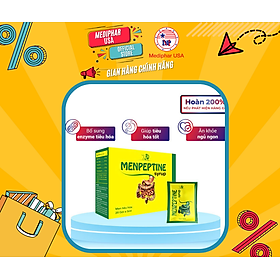 Thực phẩm hỗ trợ hệ tiêu hóa Menpeptine Drops (Siro) - Hộp 20 gói x 5ml 