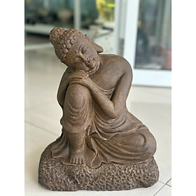 Mua Tượng phật an nhiên trang trí sân vườn - Cao 30 cm