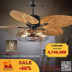 Mua Quạt trần phòng khách có đèn