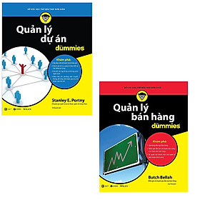 Bộ 2 cuốn sách Dummies về quản lý: Quản Lý Bán Hàng For Dummies - Quản Lý Dự Án For Dummies