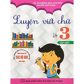 Hình ảnh Luyện viết chữ lớp 3 tập 1+2