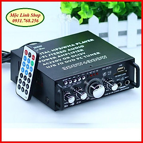 Mua Ampli mini bluetooth 12v 220v AV-153TV cổng USB  SD  FM