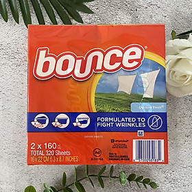 LỐC GIẤY THƠM QUẦN ÁO BOUNCE 160x2 TỜ (TOTAL 320 SHEETS) CỦA MỸ 