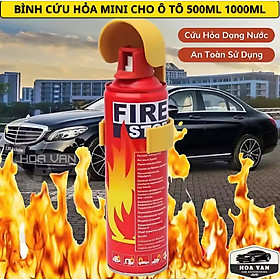 1 BÌNH XỊT CỨU HOẢ CHỮA CHÁY MINI CAO CẤP CHO Ô TÔ GIA ĐÌNH BẠN 