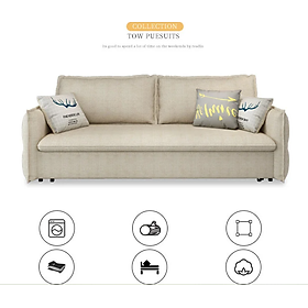 Sofa giường đa năng hộc kéo HGK-16 ngăn chứa đồ tiện dụng Juno Sofa KT 1m8