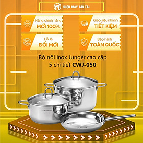 Mua Bộ nồi Inox Junger cao cấp 5 chi tiết CWJ-050 - Hàng chính hãng