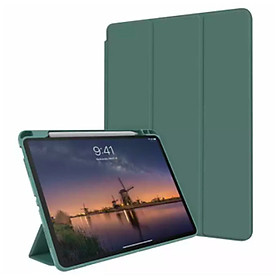 Bao Da Case Cover Có Khe Cắm Apple Pencil Dành Cho iPad đủ dòng, nhiều màu sắc