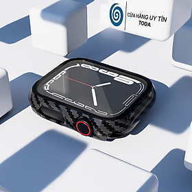 Mua Case Bảo Vệ Mặt Kính Vân Carbon cho Apple Watch 4/5/6/SE/7/8/SE12 Size 40mm / 41mm / 44mm / 45mm - Hàng Chính Hãng