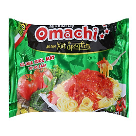 Thùng 30 gói mì trộn Omachi xốt Spaghetti 91g