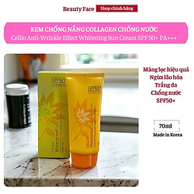 Kem Chống Nắng CELLIO Sun Cream Spf50