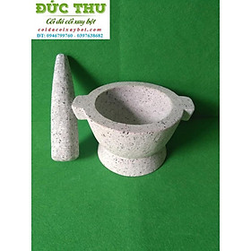 Mua Cối đá giã gia vị  giã tiêu  muối  tỏi  ớt... đường kính 16cm