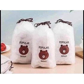 Mua 100 túi bọc thực phẩm gấu