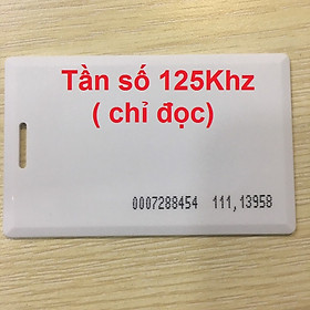 Mua (Combo 50) THẺ TỪ TRẮNG - TẦN SỐ 125Khz - LOẠI DÀY 1.8MM