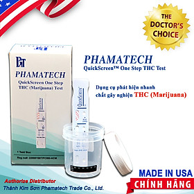 Phát hiện nhanh chất gây nghiện THC (Marijuana) - Phamatech QuickScreen One Step THC (Marijuana) Test