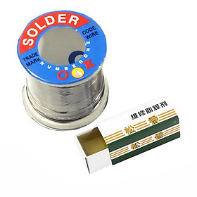 Combo Thiếc Hàn Solder-OK 0.8mm-100g và Nhựa Thông Hộp Loại Tốt