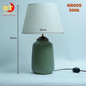 Mua Đèn bàn ngủ bằng gốm đơn giản hiện đại HTLQ bpl