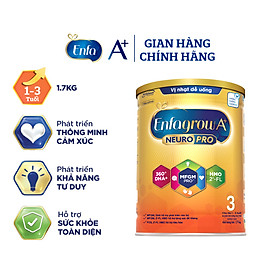 Sữa bột Enfagrow A+ NeuroPro 3 với 2’-FL HMO cho trẻ từ 1 – 3 tuổi– 1.7kg