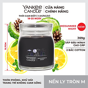 Nến ly tròn sáp đậu nành Yankee Candle size M (369g) - Midsummer's Night