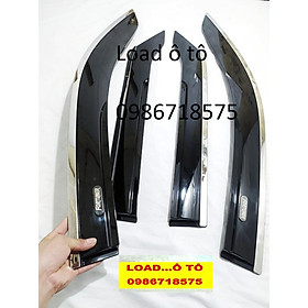 Vè Che Mưa Xe Toyota Fortuner 2022-2017 Chỉ Inox Cao Cấp, Có Sẵn Keo Dán 3M