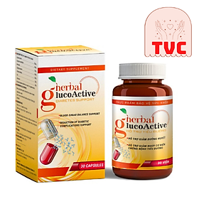 Mua COMBO 2 HỘP HERBAL GLUCOACTIVE – VIÊN UỐNG HỖ TRỢ ĐIỀU TRỊ BỆNH TIỂU ĐƯỜNG