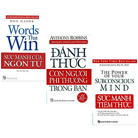 Combo Bộ 3 Cuốn Cẩm Nang Dành Cho Bạn Trẻ: Sức Mạnh Của Ngôn Từ + Đánh Thức Con Người Phi Thường Trong Bạn + Sức Mạnh Tiềm Thức (Tặng Kèm Bookmark Green Life)