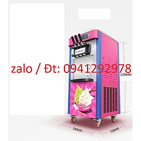 Mua Máy làm kem tươi 3 vòi-hiệu gosen máy chạy êm làm lạnh nhanh- bảo hành 1 năm