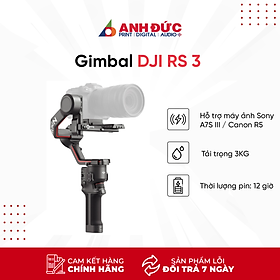 Mua Tay cầm chống rung cho máy ảnh Gimbal DJI Ronin RS3 Basic/Combo - Hàng Chính Hãng