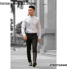 Áo sơ mi dài tay nam TUTO5 sơ mi công sở họa tiết sọc kẻ Slim fit Shirt cotton chống nhăn cao cấp phong cách trẻ trung, nam tính - TRISTAN449